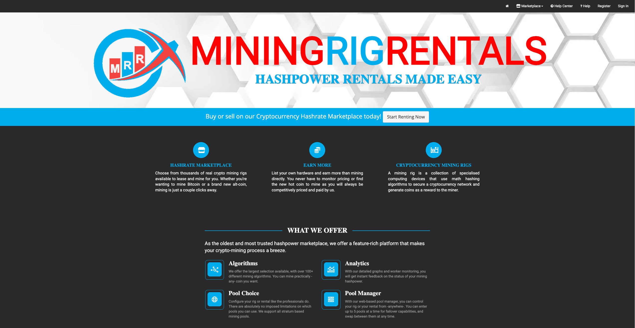 Mining Rig Rentals