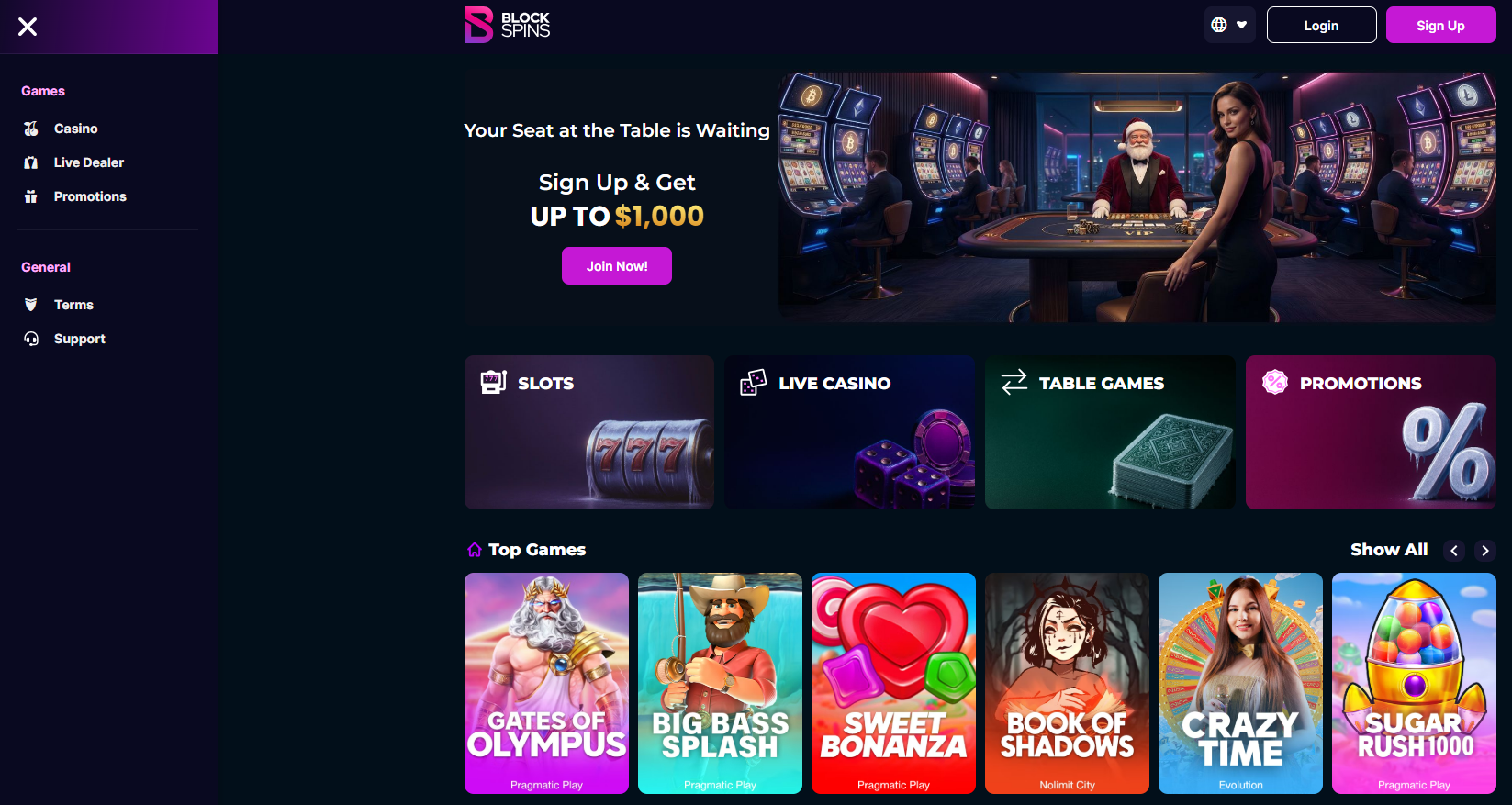 BlockSpins Casino