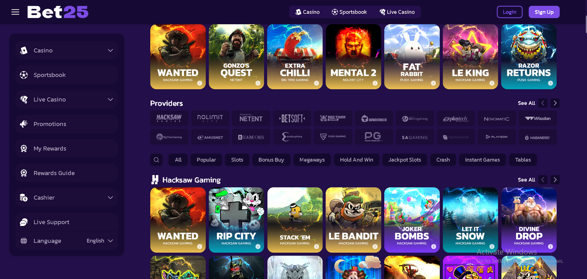 Bet25 Casino