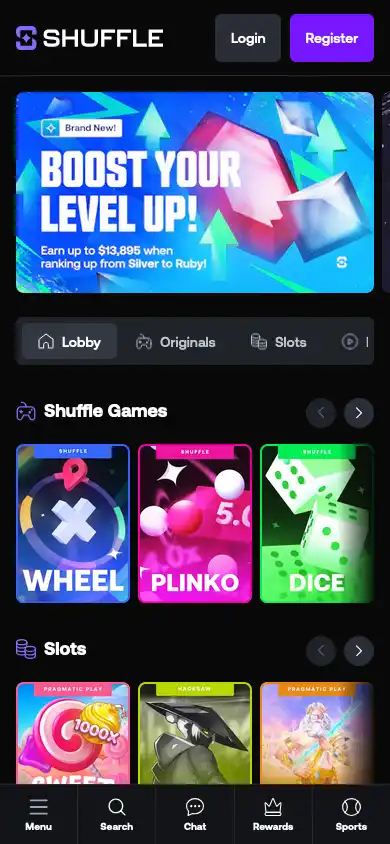 Shuffle: Mobile View